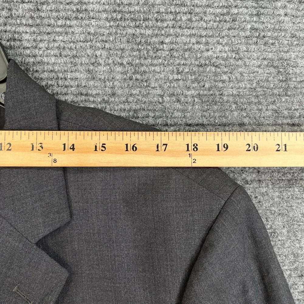 Brooks Brothers 346 Blazer Mens 42R Wool Stretch Charcoal Professional Office